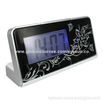 Home Hidden Camera Clock with Motion Sensor, Video Recorder, Photo and Remote Control Functions